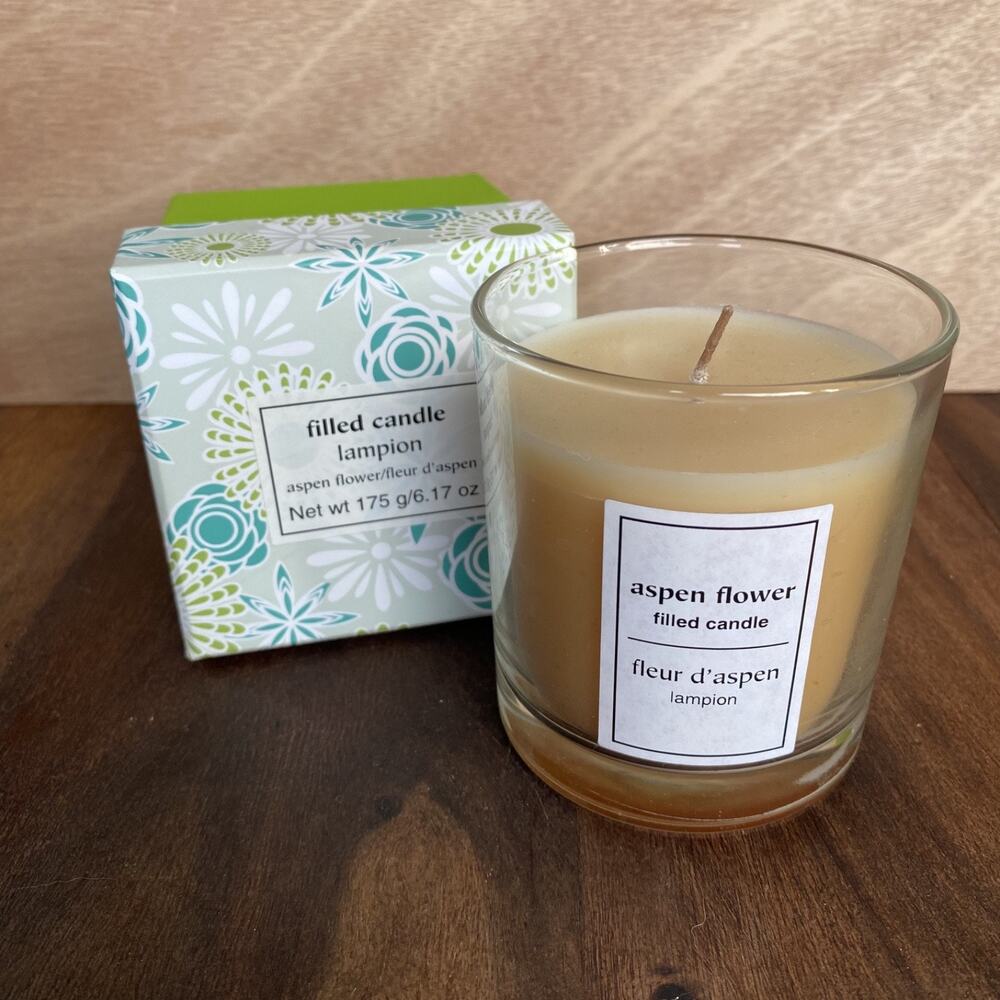 Pier 1 One Imports Aspen Flower Filler Candle 6.17 oz New